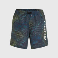 Cali 16'' Badehose | Black IC Things Colour