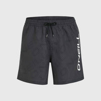 Cali 16'' Badehose | Black IC Things Dark