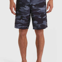 Hyperfreak Heat Camo 19'' Boardshorts | Black Heat Camo