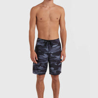 Hyperfreak Heat Camo 19'' Boardshorts | Black Heat Camo