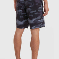 Hyperfreak Heat Camo 19'' Boardshorts | Black Heat Camo