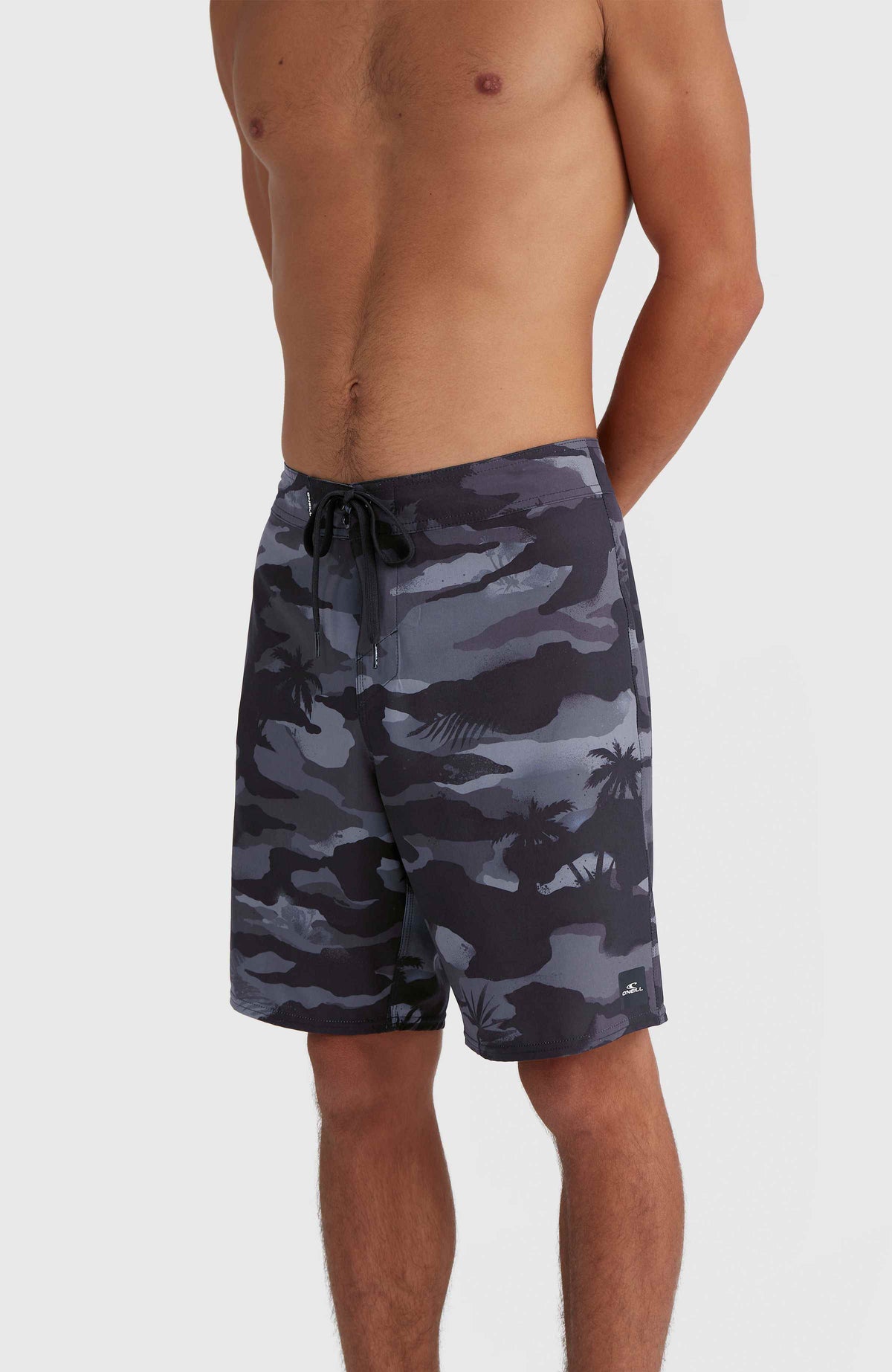Hyperfreak Heat Camo 19'' Boardshorts | Black Heat Camo