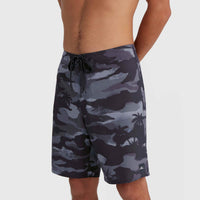 Hyperfreak Heat Camo 19'' Boardshorts | Black Heat Camo