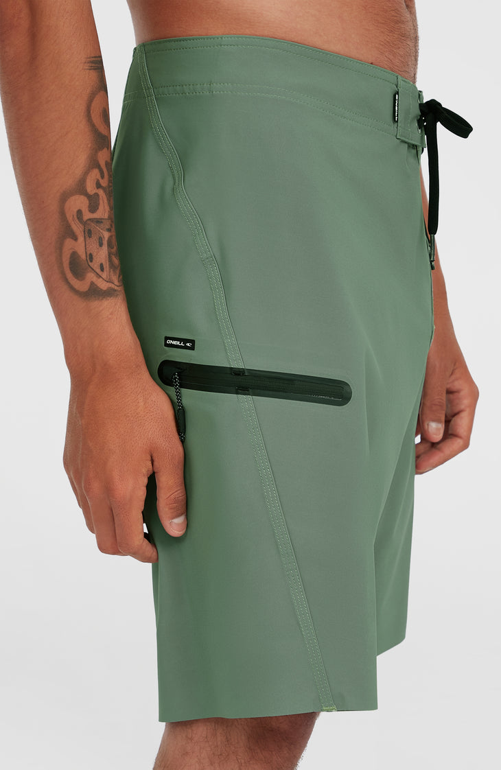 Hyperfreak Tech Solid 19'' Boardshorts | Seagrass