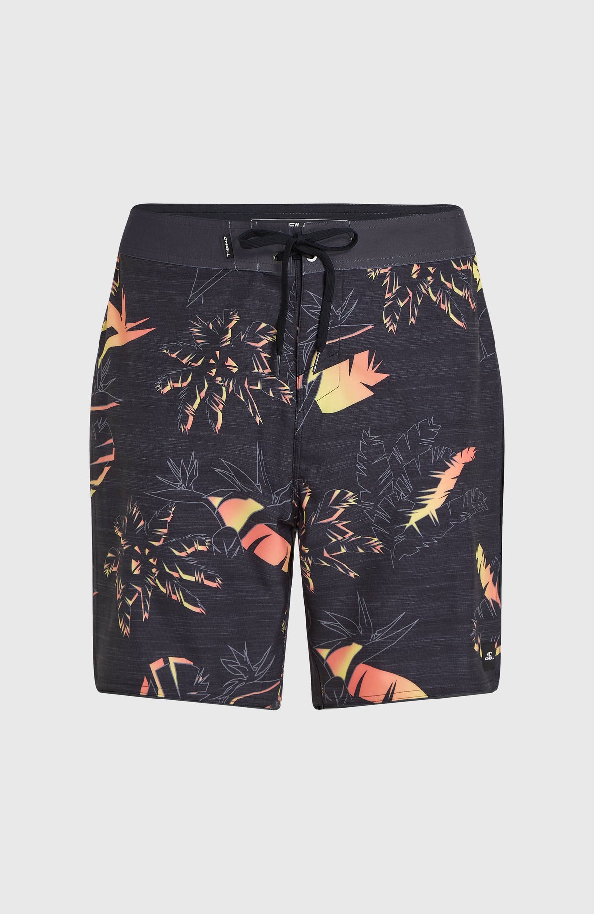 Hyperfreak Mysto Scallop 19'' Boardshorts | Black Mysto Scallop