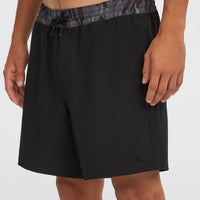 Pocket Print 16'' Badehose | Black Out