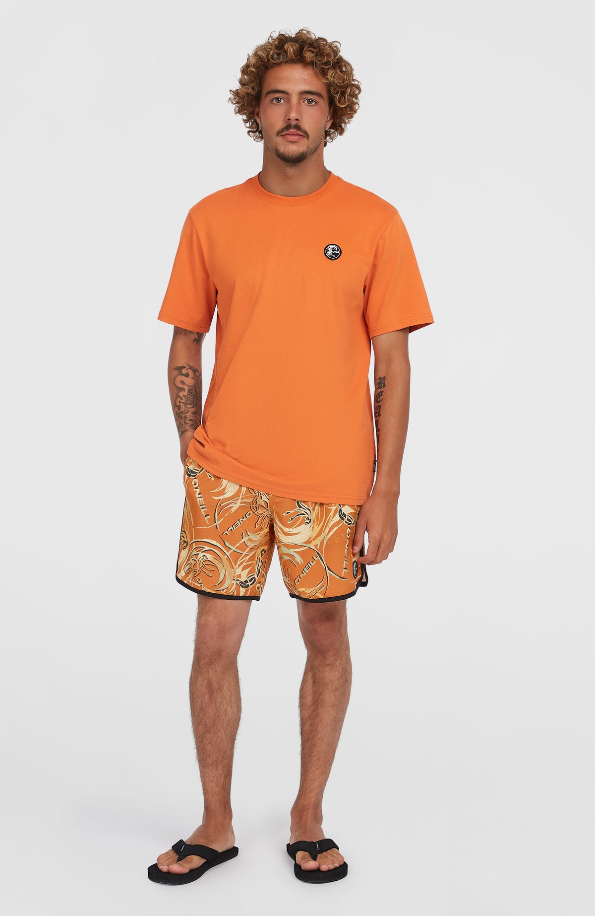 O'Riginals Scallop 16'' Badehose | Orange Originals