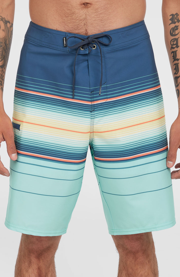 Hyperfreak Heat Stripe 21'' Boardshorts | Indigo Heat Stripe