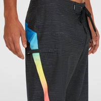 Superfreak Mysto 20'' Boardshorts | Black Multi Colour Panel