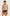 Cali Block 15'' Badehose | Orange Pressed Lines