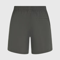 Cali Block 15'' Badehose | Green Dusty Flower