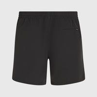 Cali Block 15'' Badehose | Black Dipped Leaves