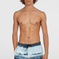 Cali Gradient 15'' Badehose | Blue Melted Texture