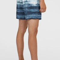 Cali Gradient 15'' Badehose | Blue Melted Texture