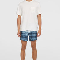 Cali Gradient 15'' Badehose | Blue Melted Texture