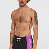 Retro 14'' Badehose | Digitalis Colour Block