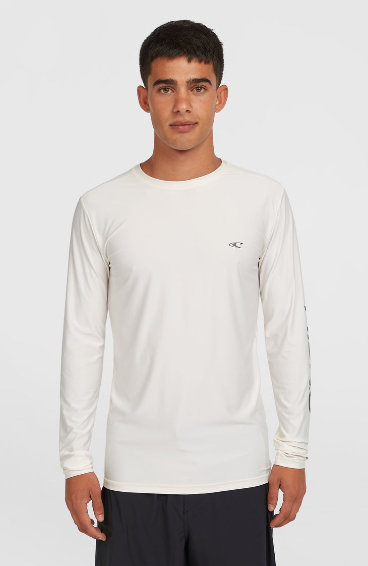 Essentials Longsleeve-Schwimmshirt | Snow White