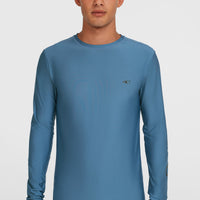 Essentials Longsleeve-Schwimmshirt | Copen Blue