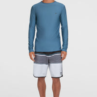Essentials Longsleeve-Schwimmshirt | Copen Blue