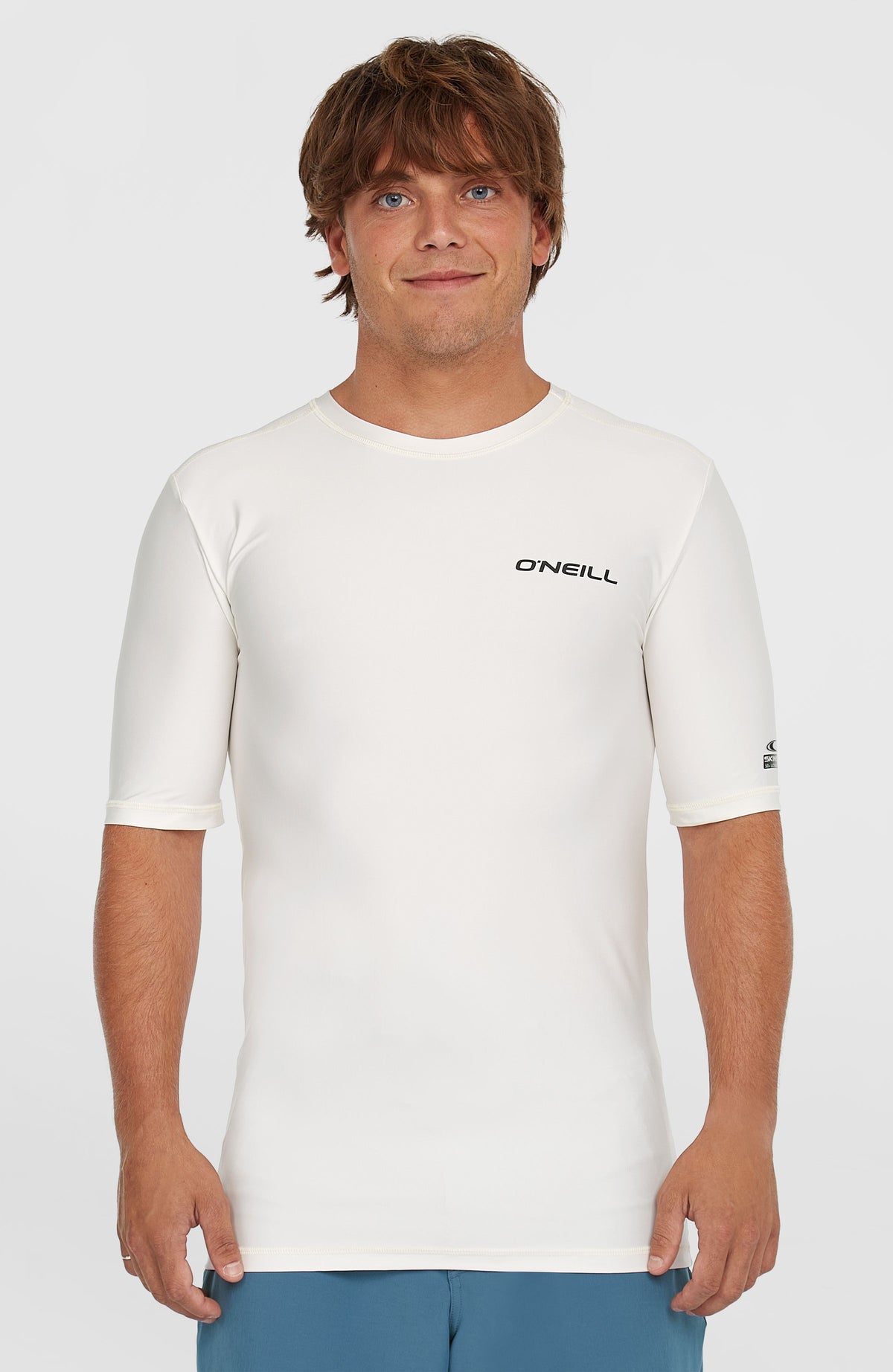 Essentials Shortsleeve-Schwimmshirt | Snow White