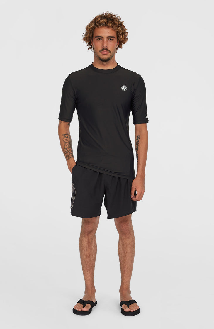 O'Riginals Shortsleeve-Schwimmshirt | Black Out