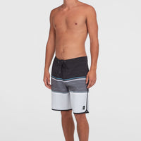 Lennox Scallop 19'' Boardshorts | Black Out Colour Block