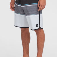 Lennox Scallop 19'' Boardshorts | Black Out Colour Block