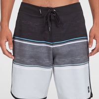 Lennox Scallop 19'' Boardshorts | Black Out Colour Block