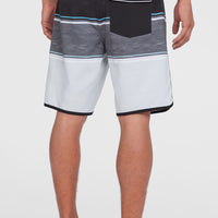 Lennox Scallop 19'' Boardshorts | Black Out Colour Block