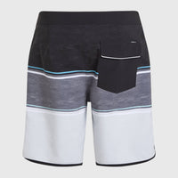 Lennox Scallop 19'' Boardshorts | Black Out Colour Block