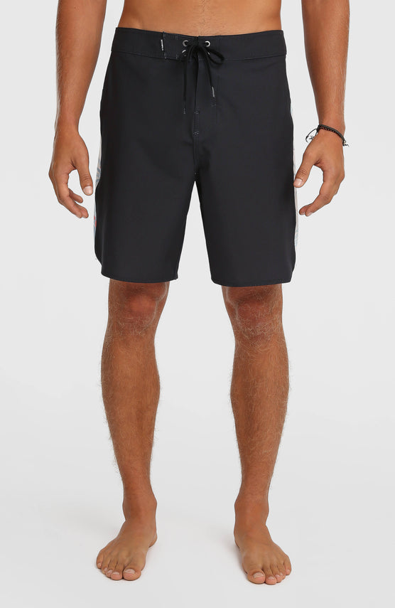 Hyperfreak Tech Panel 18'' Boardshorts | Black Tech Panel