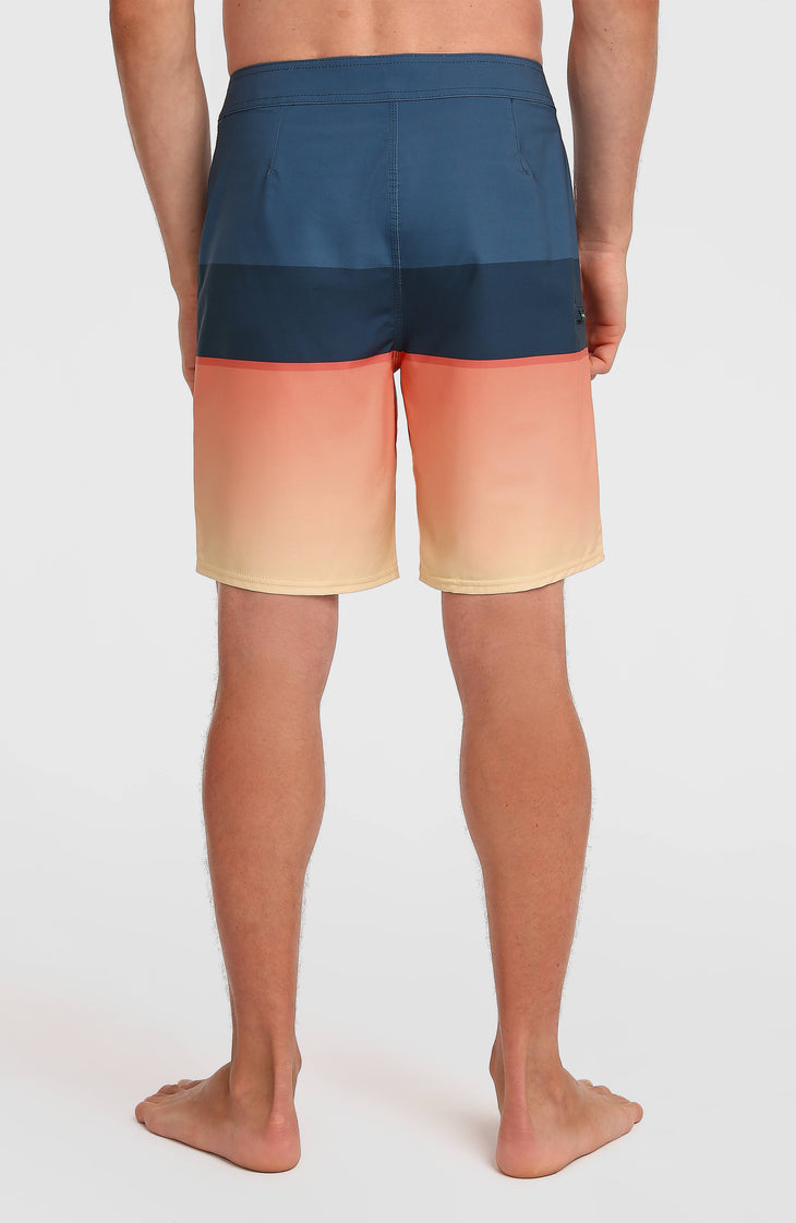 Hyperfreak Heat Block 19'' Boardshorts | Persimmon Heat Block