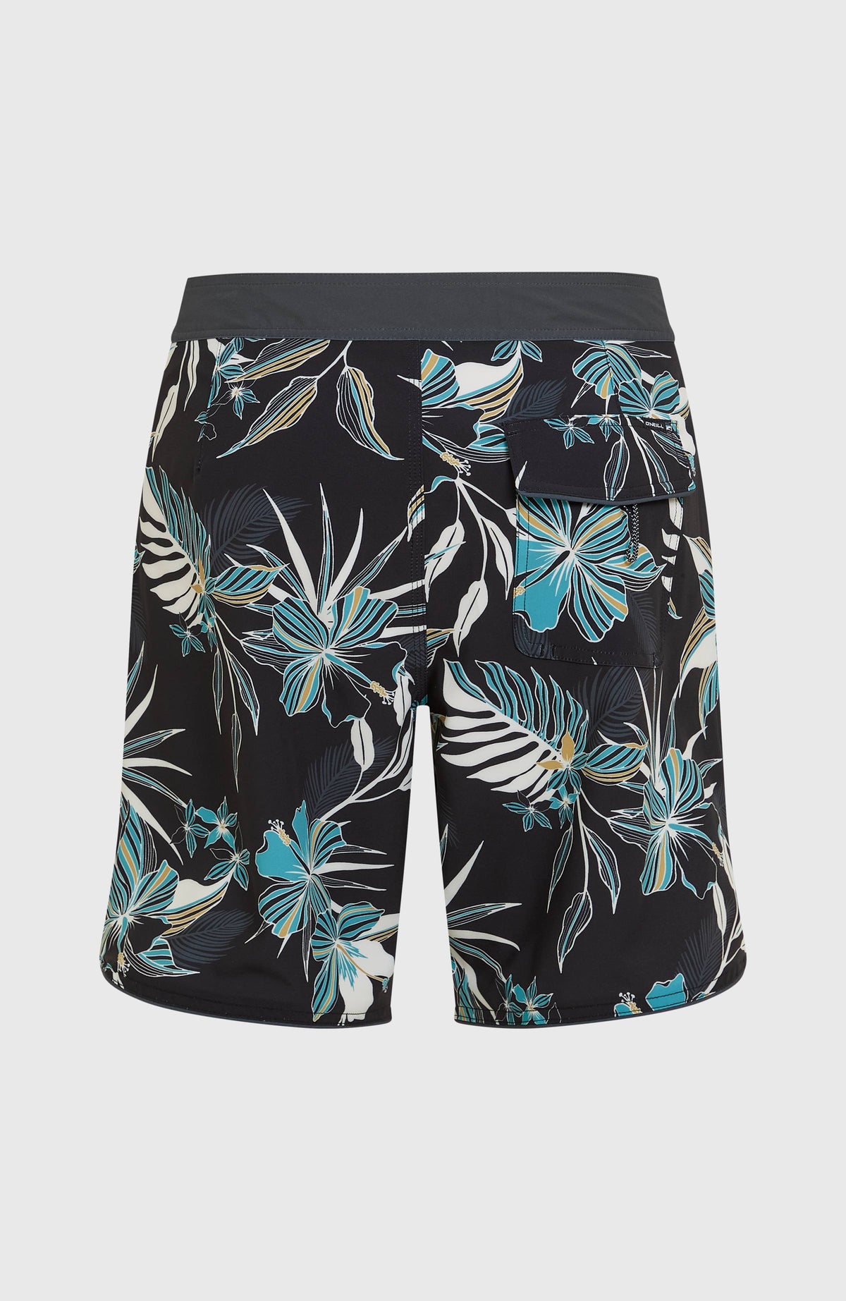 Hyperfreak Mysto Scallop 19'' Boardshorts | Black Mysto Scallop