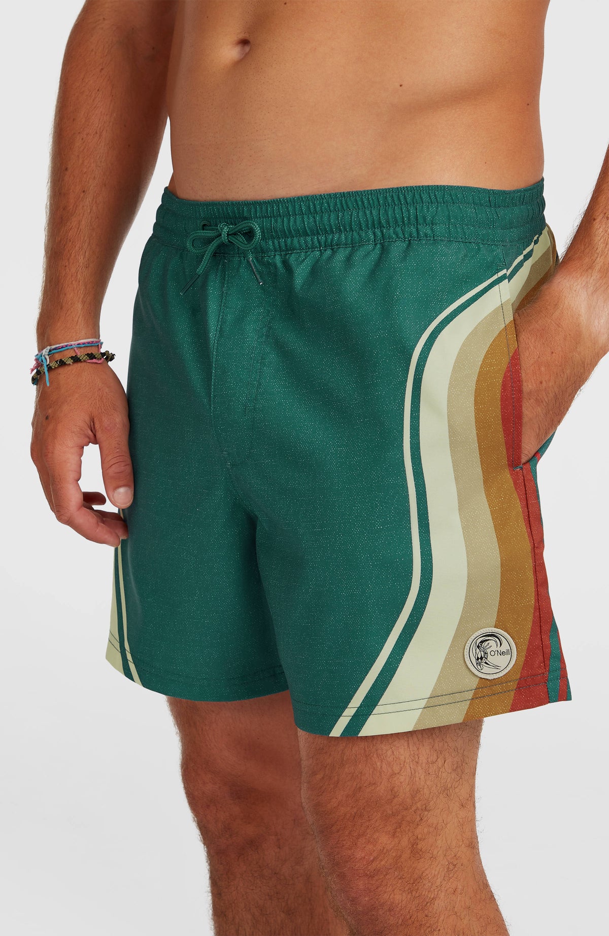 O'Riginals Longboard 15'' Badehose | Green Originals Sideburns