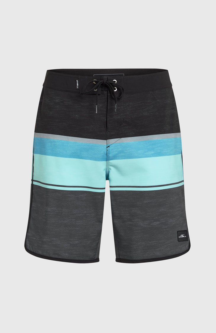 Lennox Scallop 19'' Boardshorts | Phantom Lennox Scallop