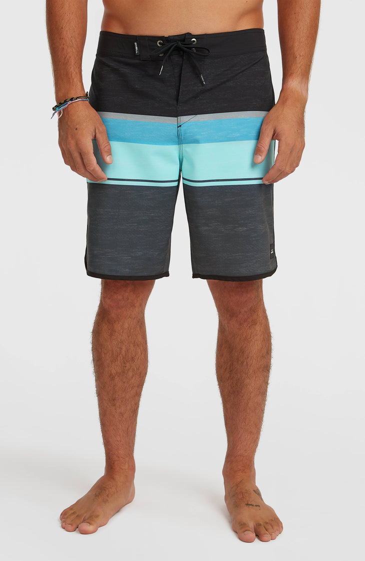Lennox Scallop 19'' Boardshorts | Phantom Lennox Scallop