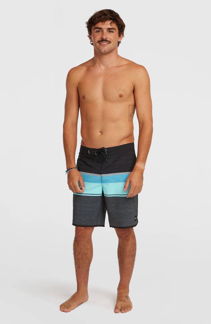Lennox Scallop 19'' Boardshorts | Phantom Lennox Scallop