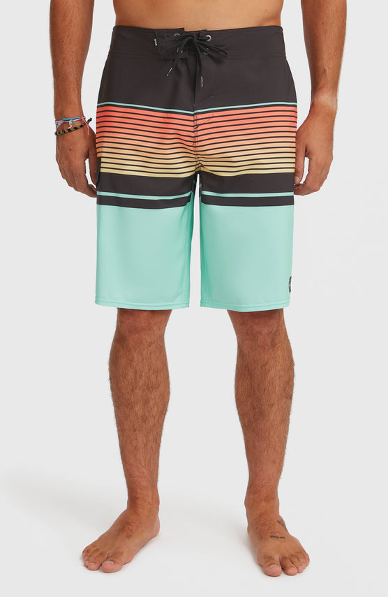 Lennox Stripe 21'' Boardshorts | Canal Blue Lennox Stripe