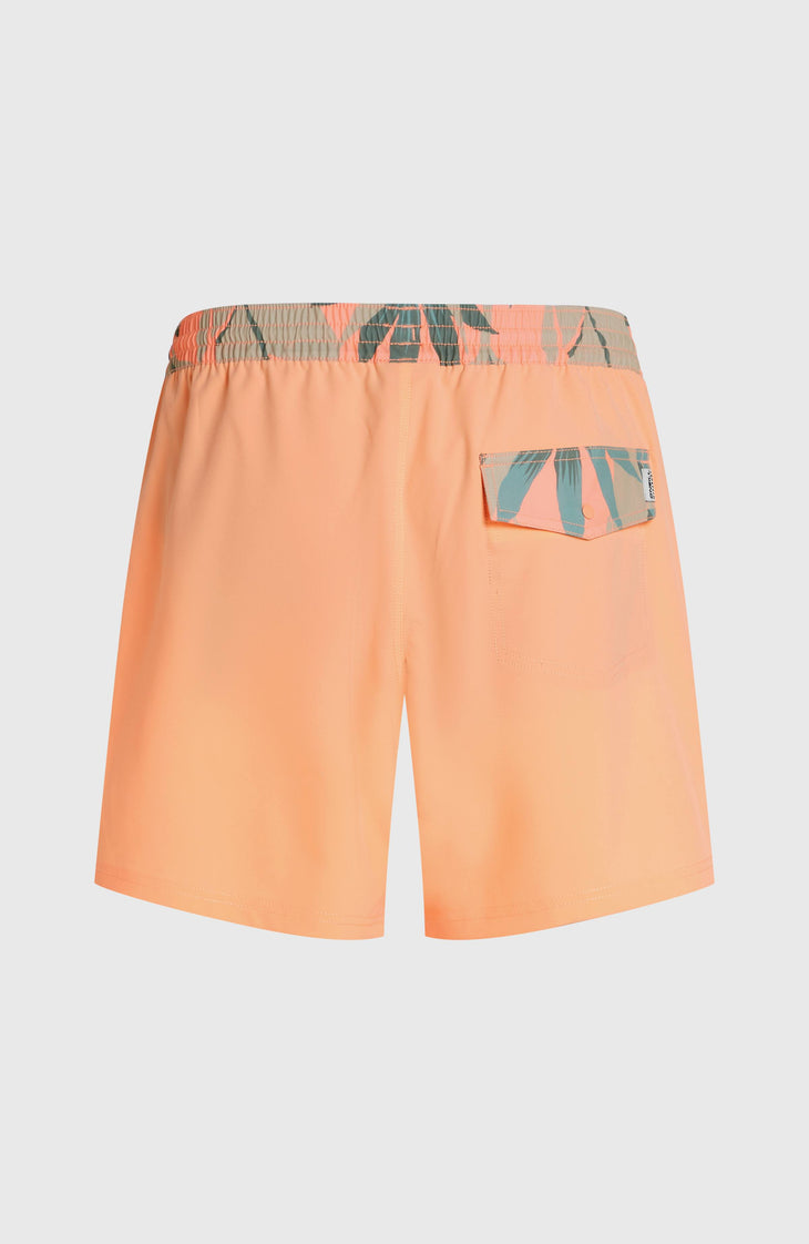 Pocket Print 16'' Badehose | Funky Peach