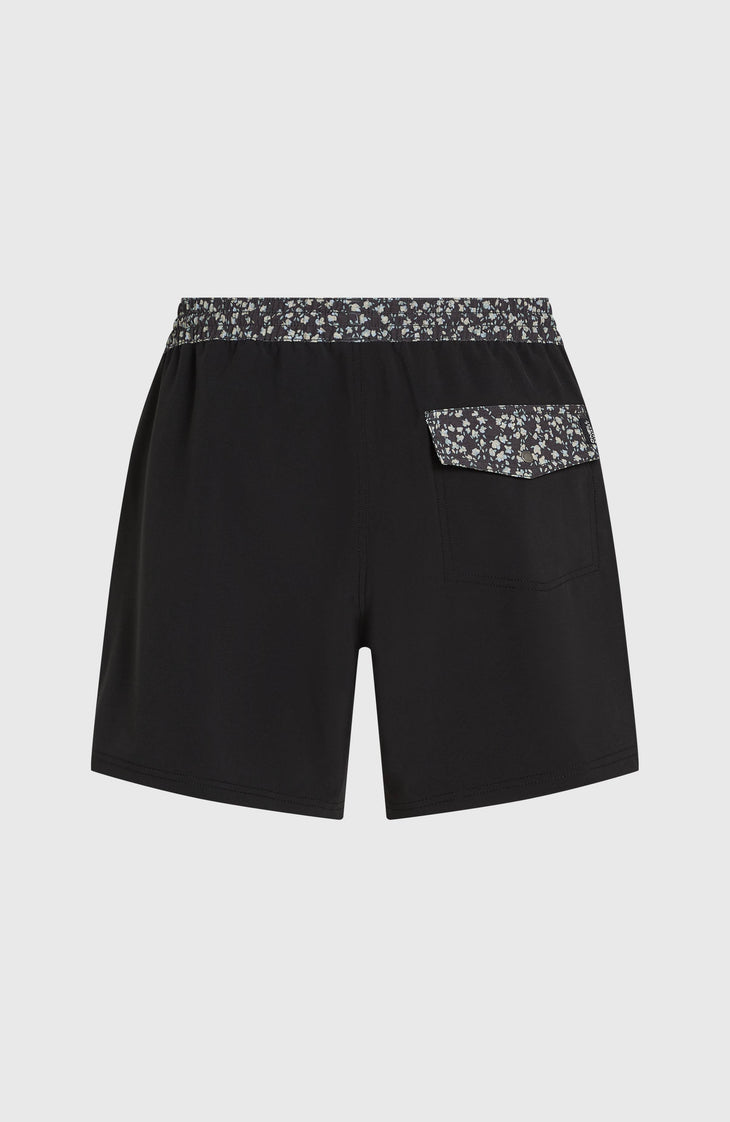 Pocket Print 16'' Badehose | Black Out