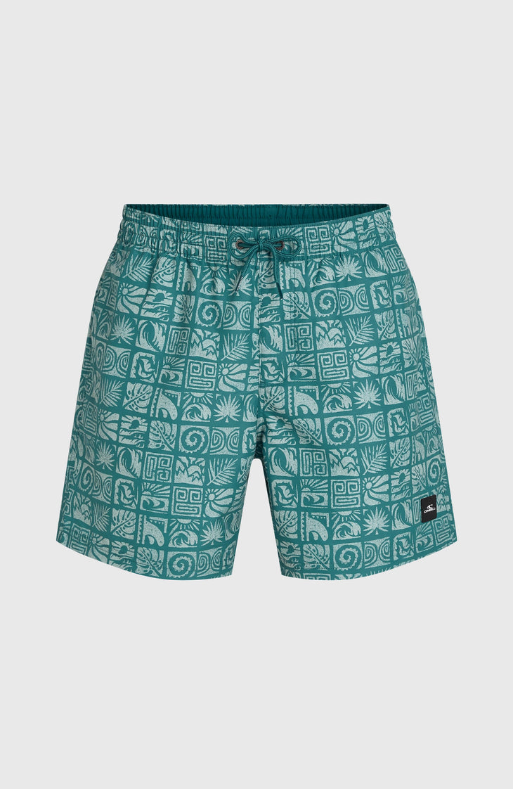O'Neill Print 16'' Badehose | Blue Bricks