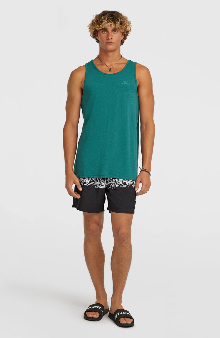 O'Neill Uni Flower 16'' Badehose | Black Tropical Stripe