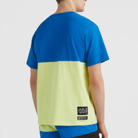 Corals T-Shirt | Princess Blue Colour Block