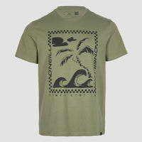 Fin T-Shirt | Deep Lichen Green