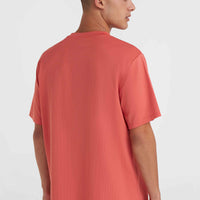 O'Neill Hybrid Logo Polygiene T-Shirt | Red Orcher