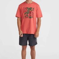 O'Neill TRVLR Series Pacific Polygiene T-Shirt | Red Orcher