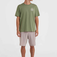 O'Neill TRVLR Series Back Print Polygiene T-Shirt | Deep Lichen Green