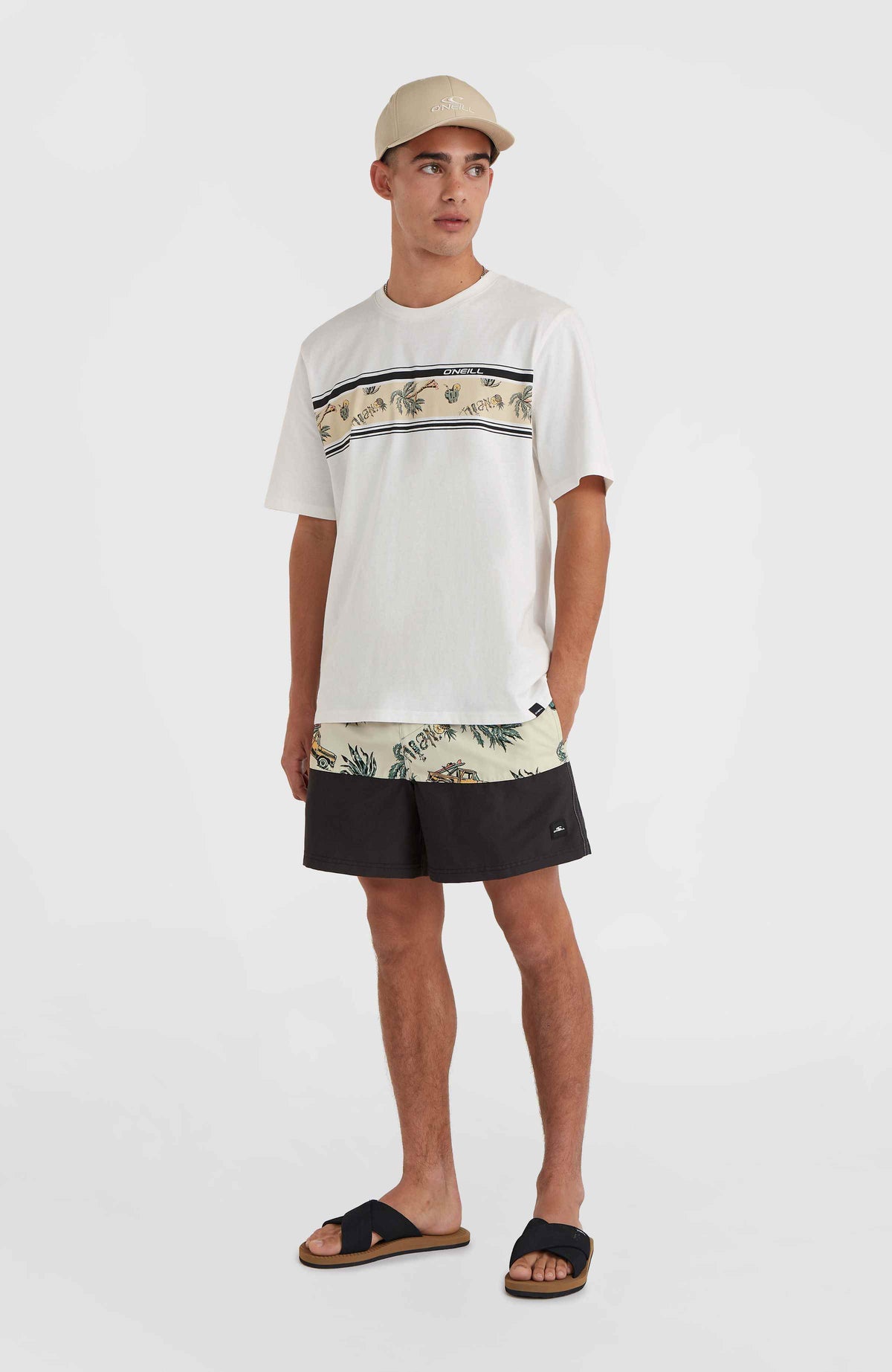 Mix and Match Floral Graphic T-Shirt | Snow White