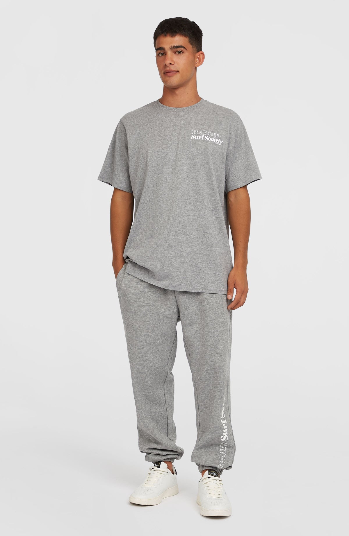 Future Surf Society T-Shirt | Silver Melee