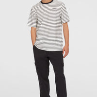 Yarn Stripe T-Shirt | White Cali Stripe